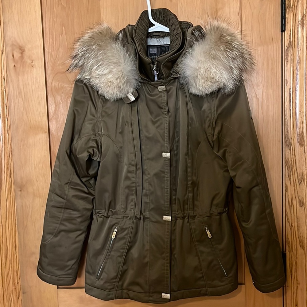 Olive green winter jacket